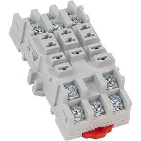 Schneider Electric Socket; 11-Blade; Screw Terminal; for 8501KU; 8501KL Relays; DIN Rail or Panel Mount
